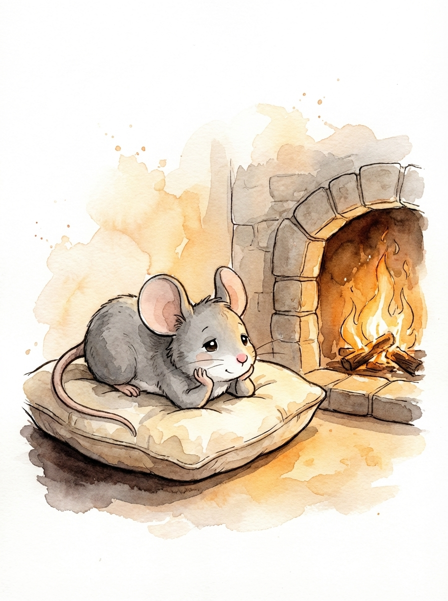 Nibbles Cosy Evening card