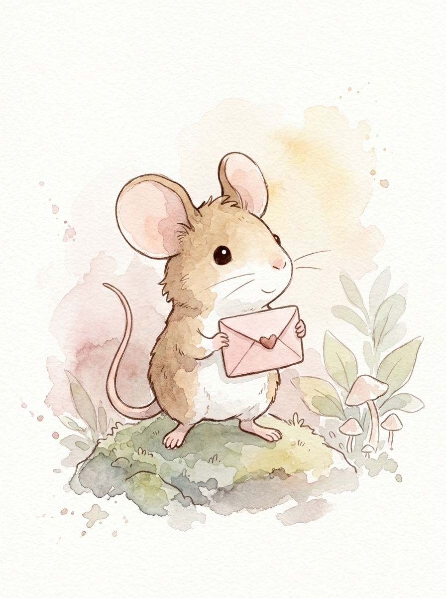Nibbles Sweet Valentine card